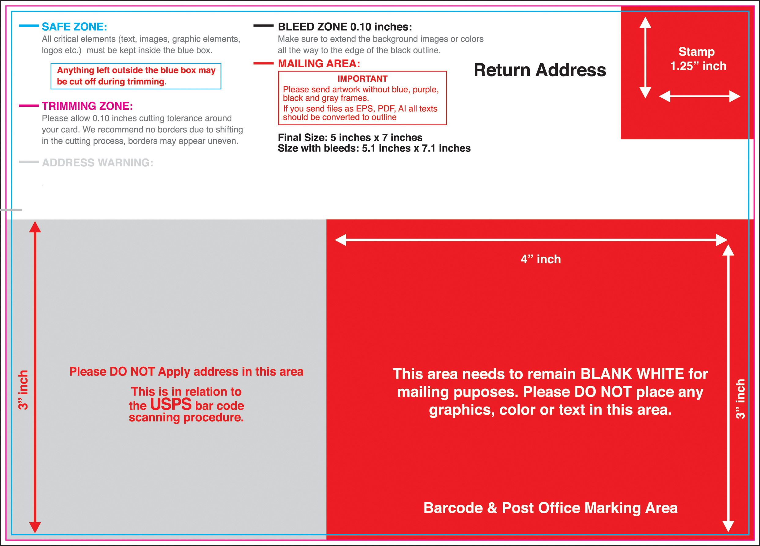 Awesome 4×6 Postcard Template | Template and Template