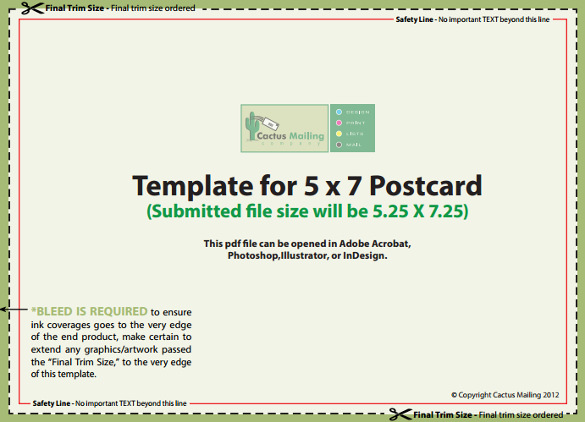 5 x 7 greeting card template 5x7 card template eliolera Best 
