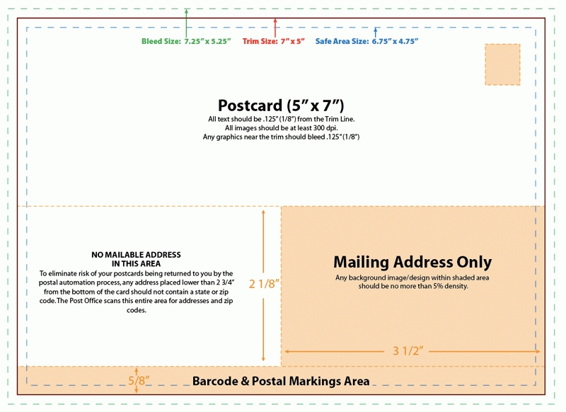 5×7 Postcard Template | beneficialholdings.info