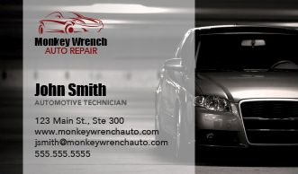 Automotive Business Cards: Design Custom Business Cards for Free