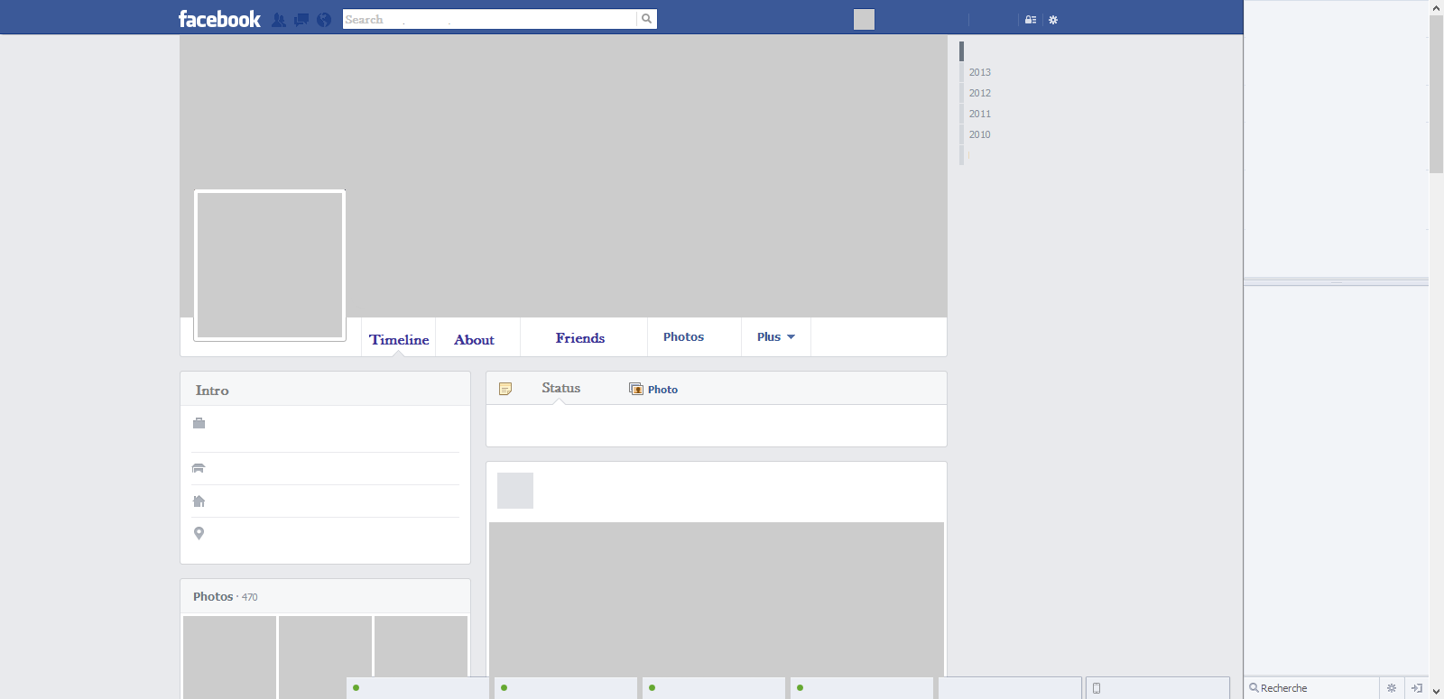 blank facebook page template   Roho.4senses.co