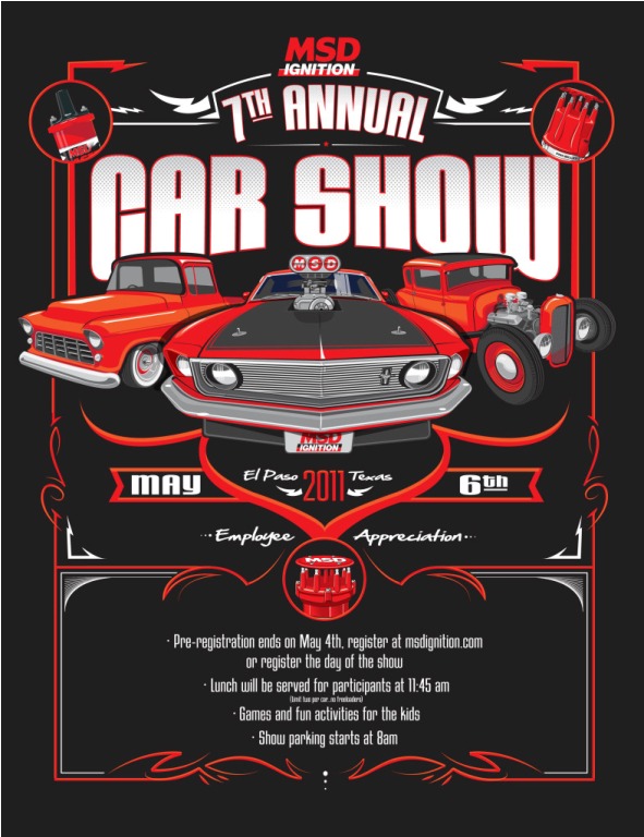 Show Flyers Msd Car Show Flyer Automotive Cars And Kus And 
