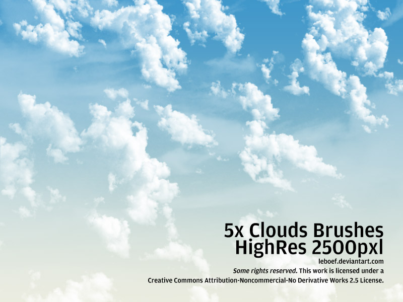 Photoshop Cloud Brushes 2 by sdavis75 on DeviantArt