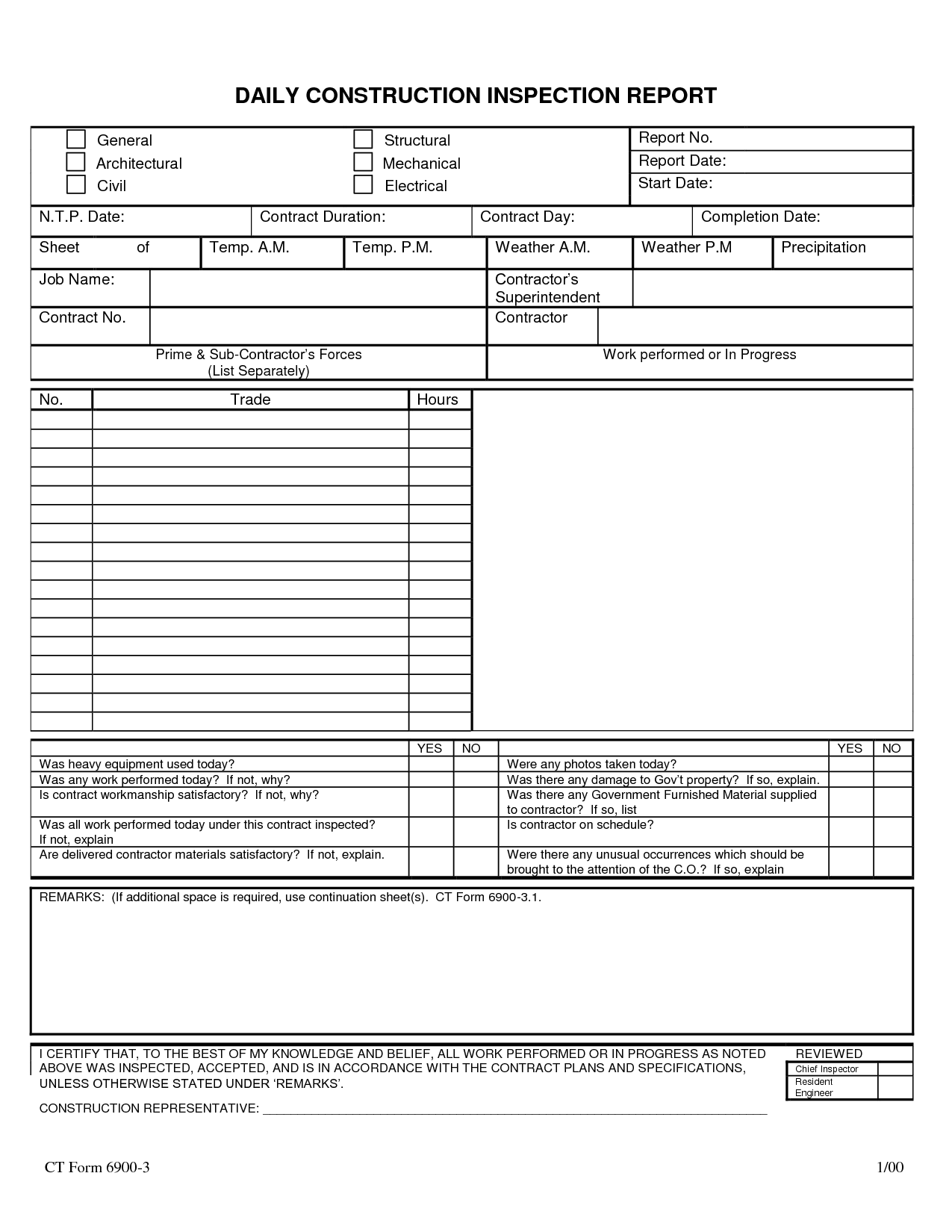 Construction daily report template full pictures excel – scholarschair