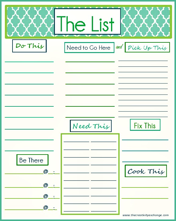 daily to do list template excel   Physic.minimalistics.co
