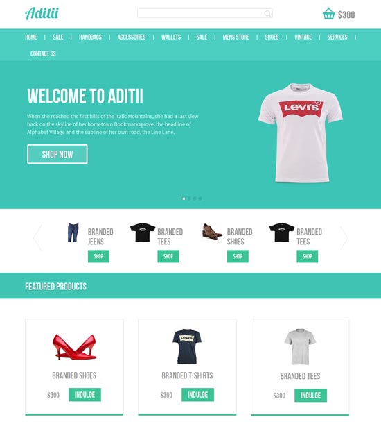 Free HTML Website Template | Download E commerce HTML Website 