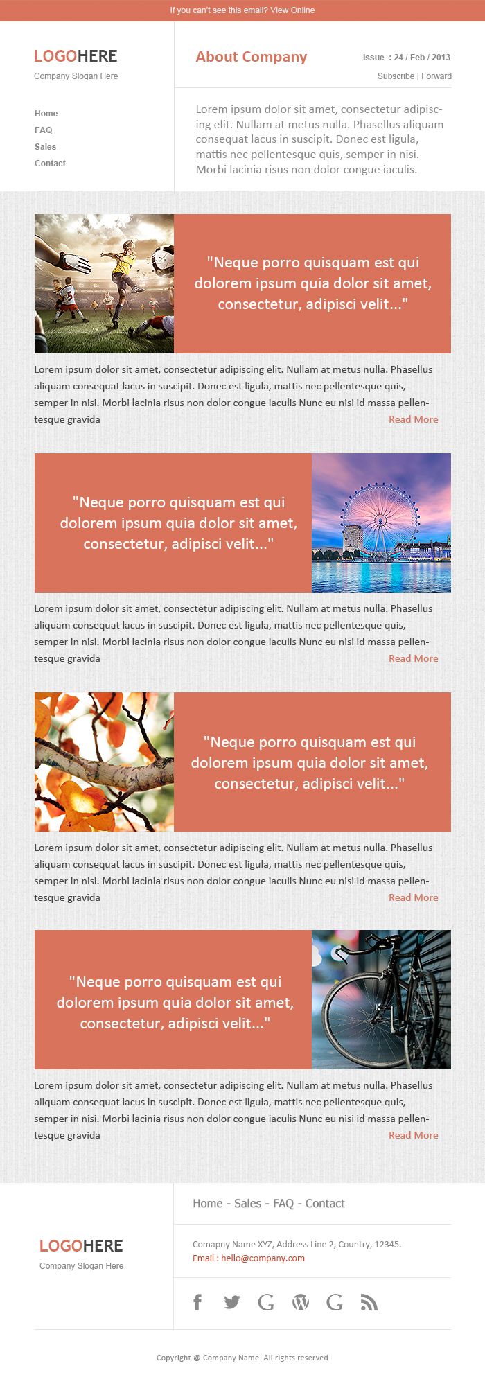 email newsletters examples   Physic.minimalistics.co