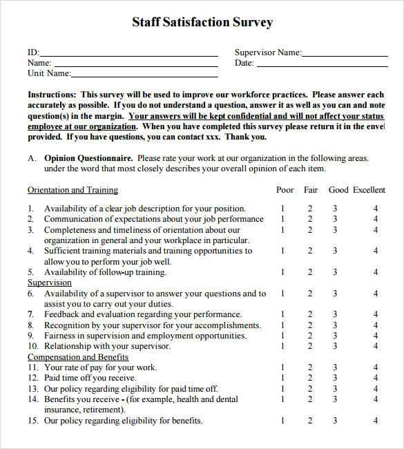 employee satisfaction survey   Physic.minimalistics.co