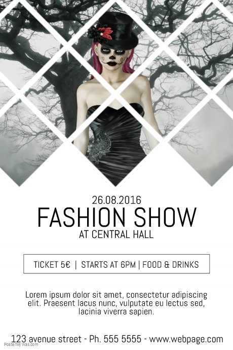 Customizable Design Templates for Fashion Show | PosterMyWall