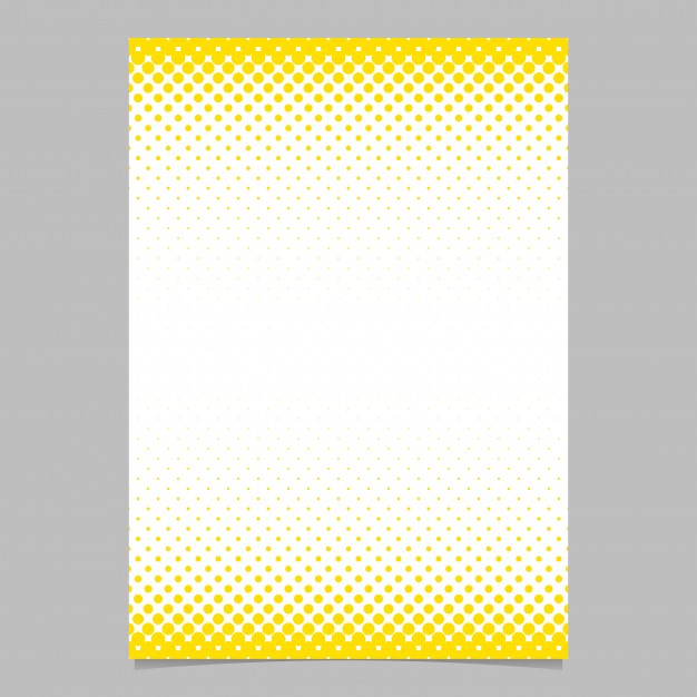 Abstract halftone circle pattern page, brochure template   vector 