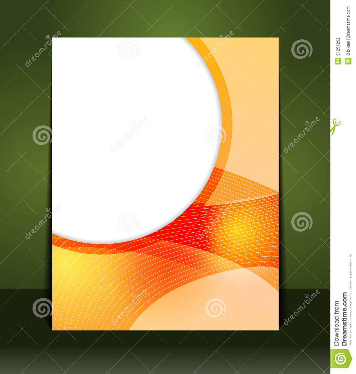 Presentation Of Business Poster Stock Vector   Illustration of 