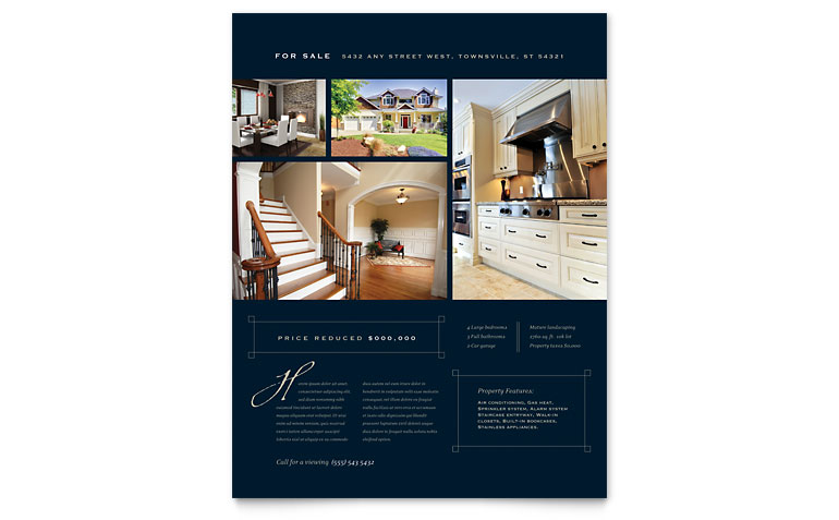 realtor brochures free templates real estate brochure template 