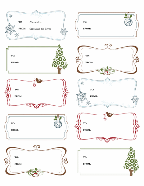 free printable gift tag templates for word 23 microsoft label 