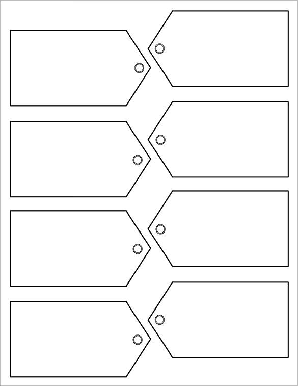 44 Free Printable Gift Tag Templates   Template Lab
