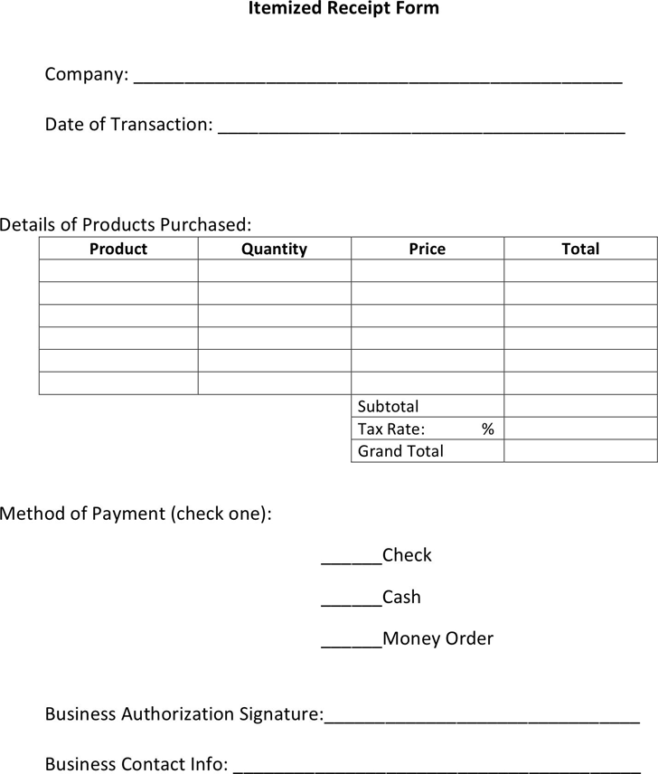 Itemized Invoice Template Invoice Example Itemized Bill Example 
