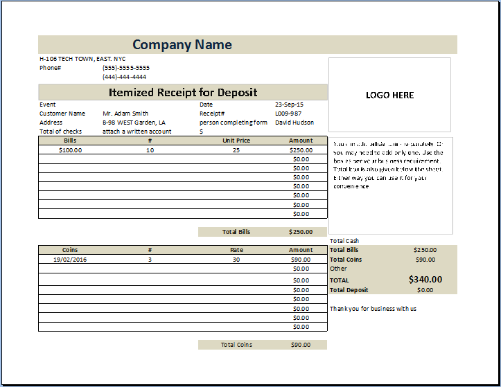 itemized invoice template itemized invoice template excel 