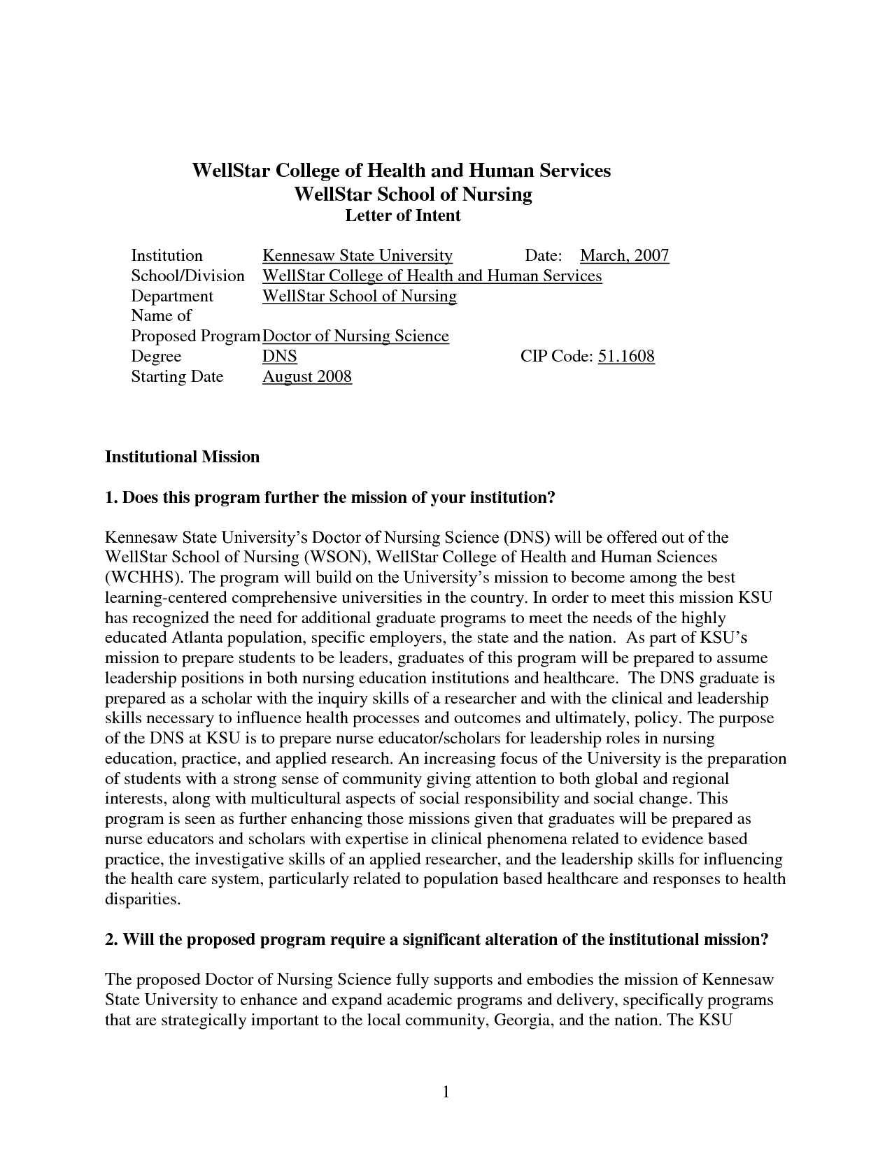 Collection Of solutions Letter Of Intent Graduate School Examples 