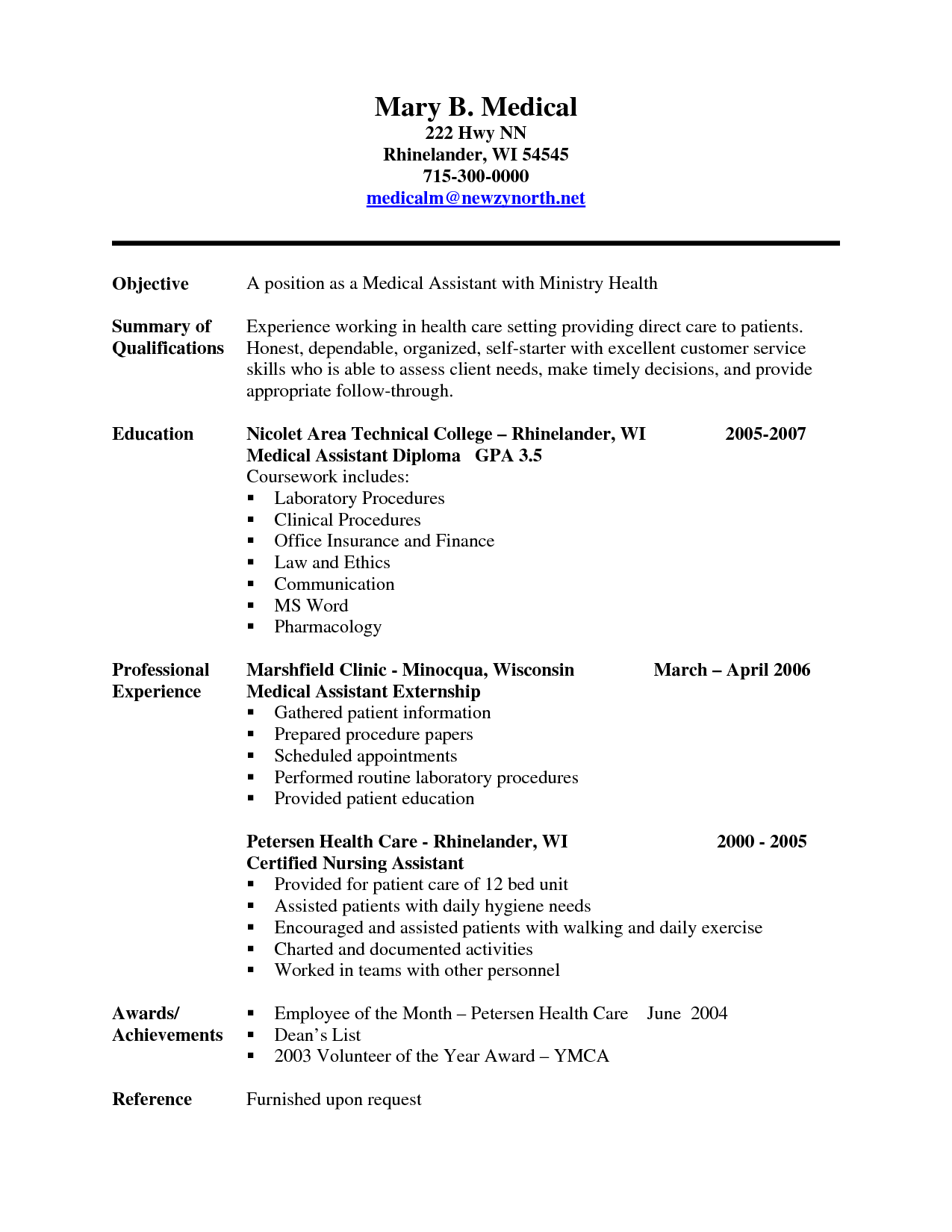 Medical Assistant Skills And Medical Support Assistant Resume 