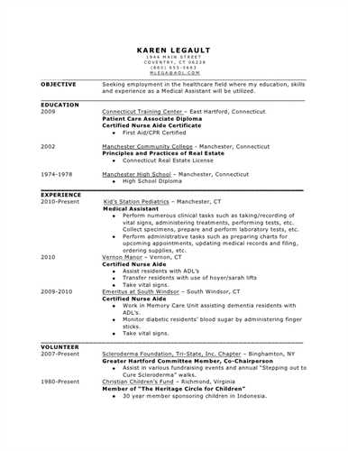 Medical Support Assistant Resume 26313 | ifest.info