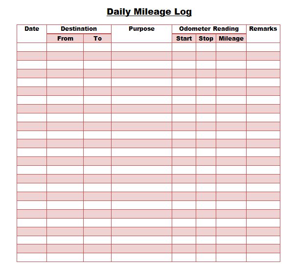 mileage log form – bitcoinrush.tk