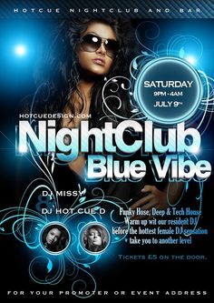 Free Deluxe Night Club PSD Flyer Template   Download Free PSD http 