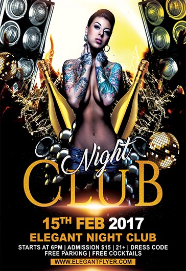 Night Club Flyers Club Flier Northfourthwallco   PlaFlyers