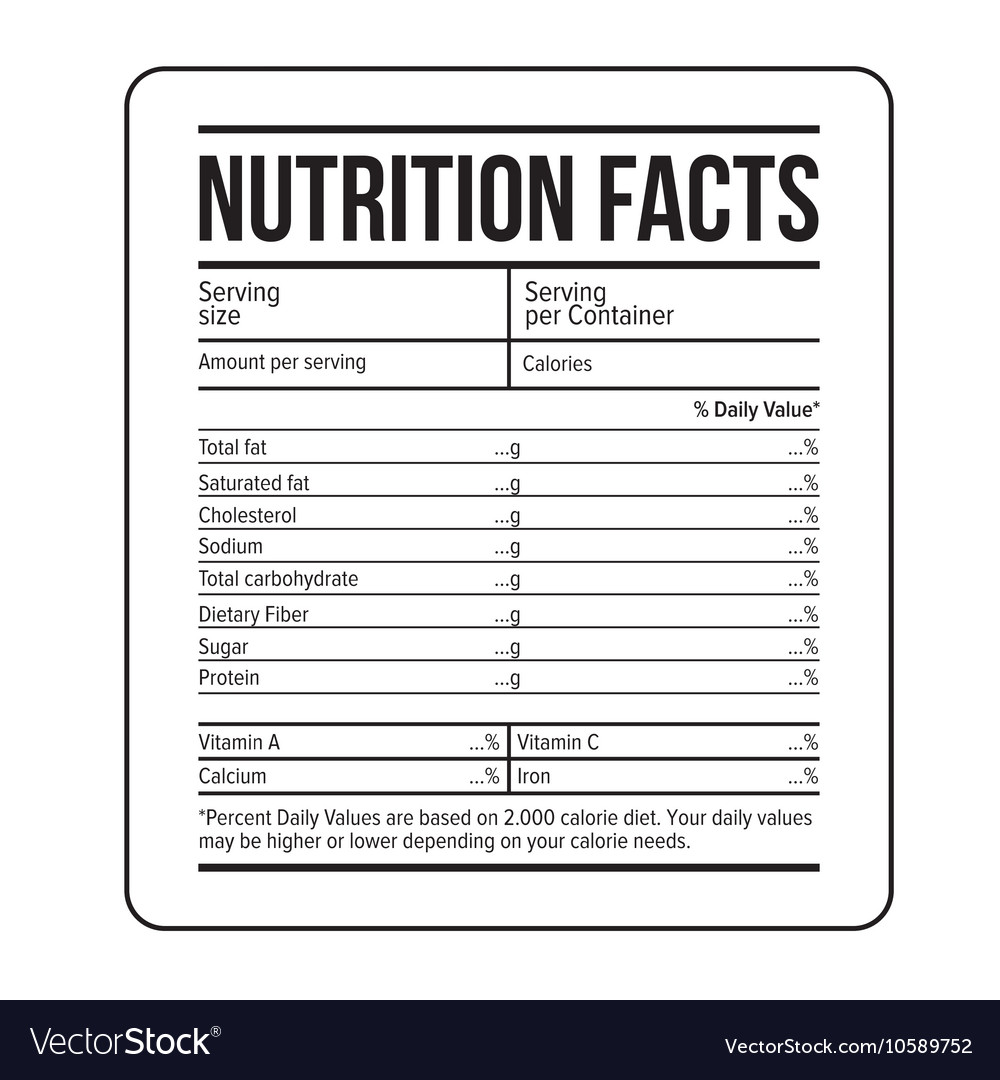 nutrition label template bff0cff1f5032ca7ab29ac8ebe3b8b64 good 