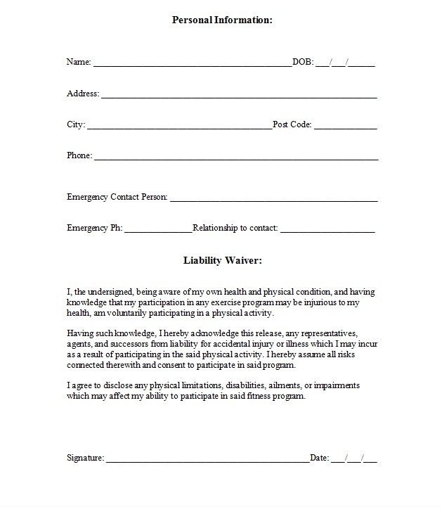 Release of Liability | Create a Free Liability Waiver Form