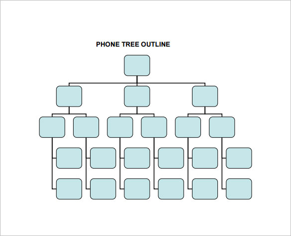 Phone Tree Template for Word and Excel®   Dotxes