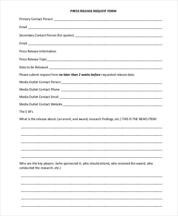 press release form template press release new partnership 