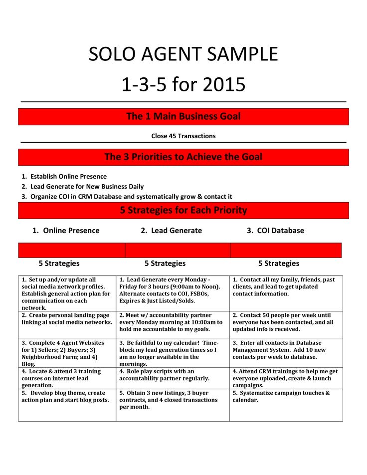 Real Estate Broker Business Plan real estate investment business 