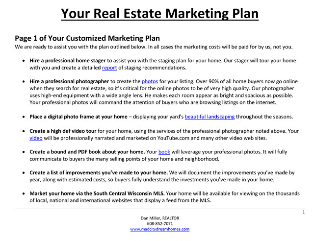 marketing plan real estate pdf   Physic.minimalistics.co