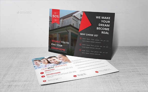 18+ Real Estate Postcard Templates – Free Sample, Example Format 