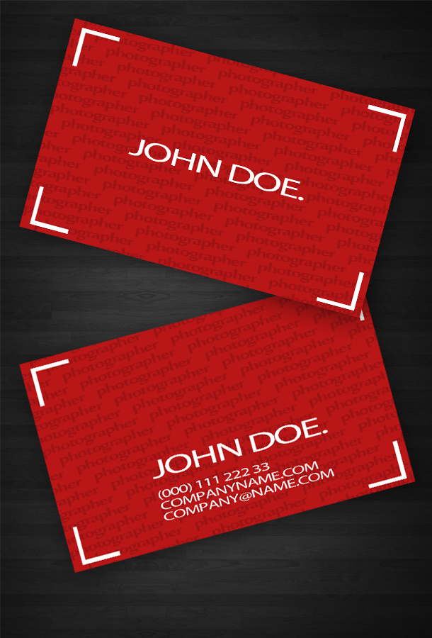 Red Business Card Template | Unique Business Cards