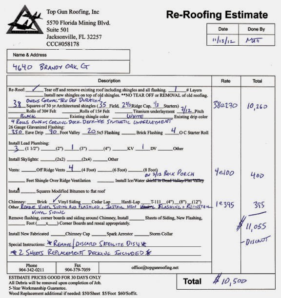 Roof estimate sample roofing estimates template 576 612 w 640 