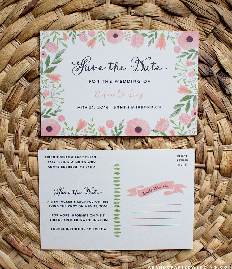 save the date postcard template free free printable save the date 