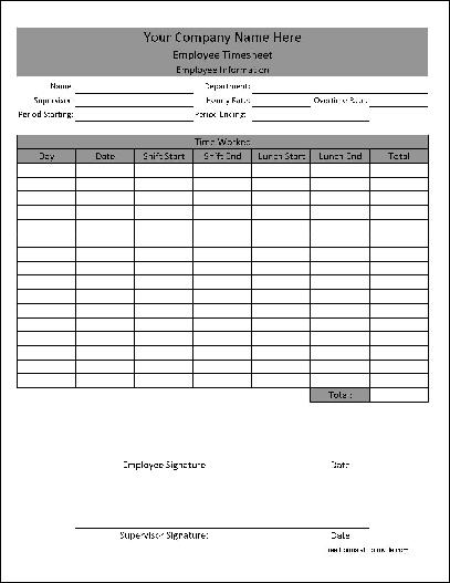 Simple Timesheets Simple Time Sheets Zoroblaszczakco | The Best 