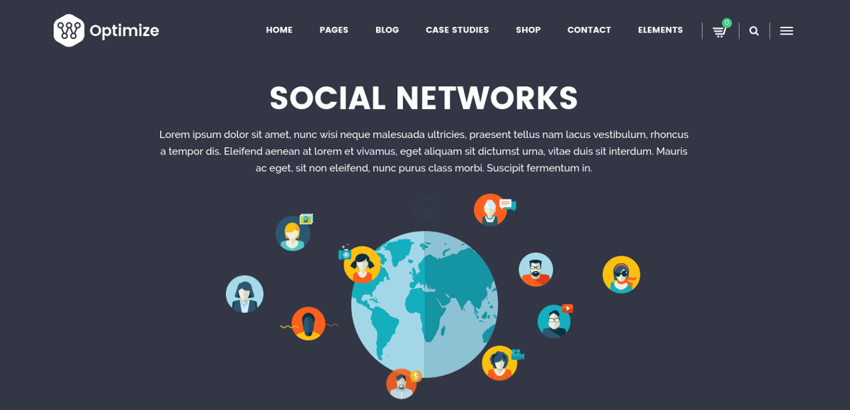 7+ Social Media Website Templates & Themes | Free & Premium Templates