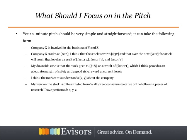 Oil & Gas Stock Pitch: How to Write and Present It