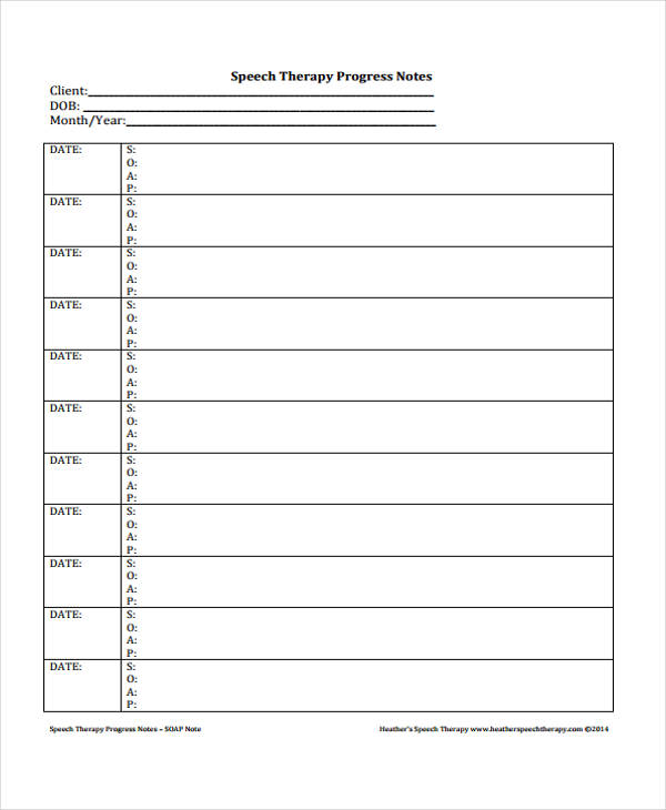 Therapy Note Template. ProgressNotesPsychotherapyTemplate Therapy 