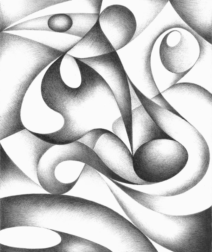 Image of 'unusual abstract pencil drawing' on Colourbox 