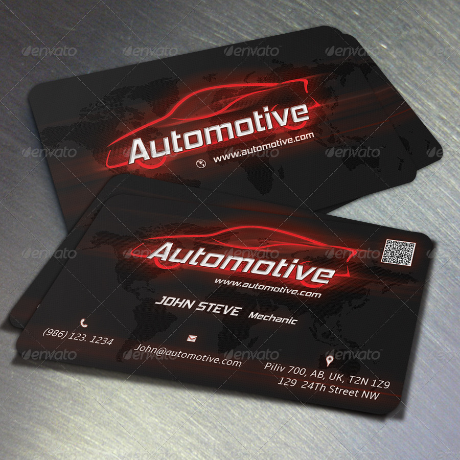 Automotive Business Card by oksrider | GraphicRiver