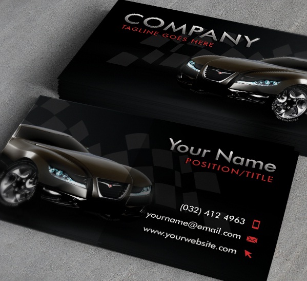 Automobile Business Cards Professional Automotive Business Cards 