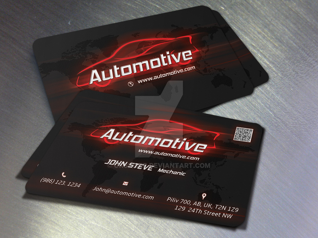 Automotive Business Card by Oksrider on DeviantArt