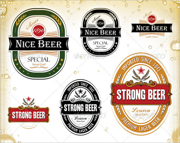 Beer Label Template   27+ Free EPS, PSD, AI, Illustrator Format 