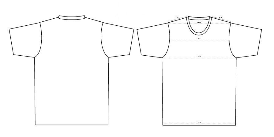 20 Useful and Free Blank T Shirt Templates