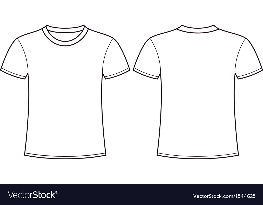 Blank Tshirt Template Front Back Side in High Resolution | Art 