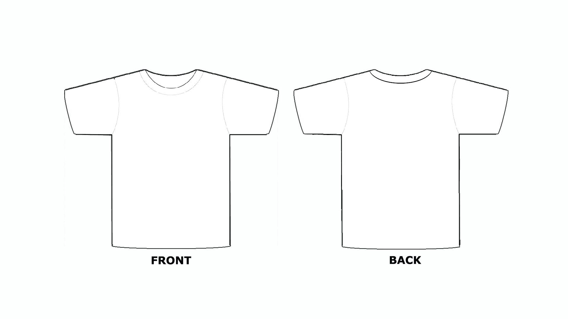 Blank T Shirt Silhouette at GetDrawings.| Free for personal 