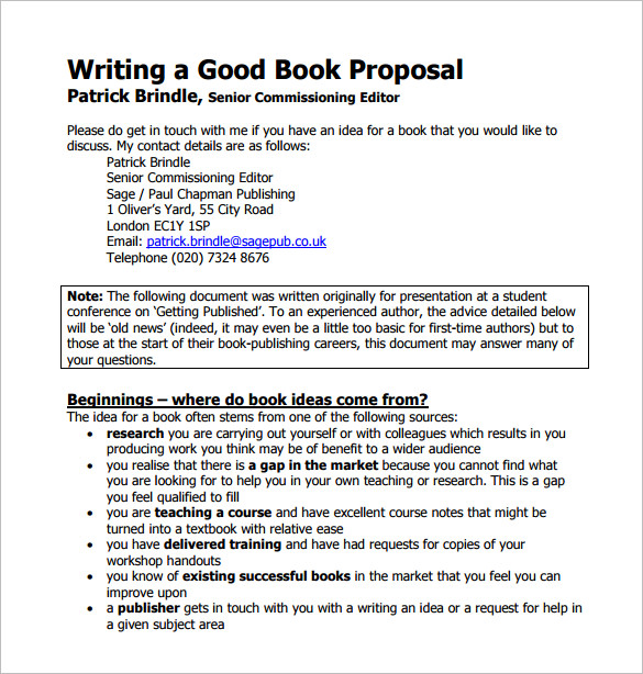 book proposal template book proposal template 14 free word excel 
