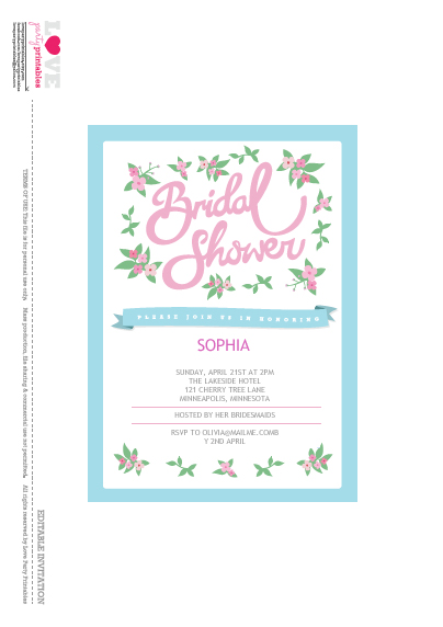 printable bridal shower cards bridal shower printables 